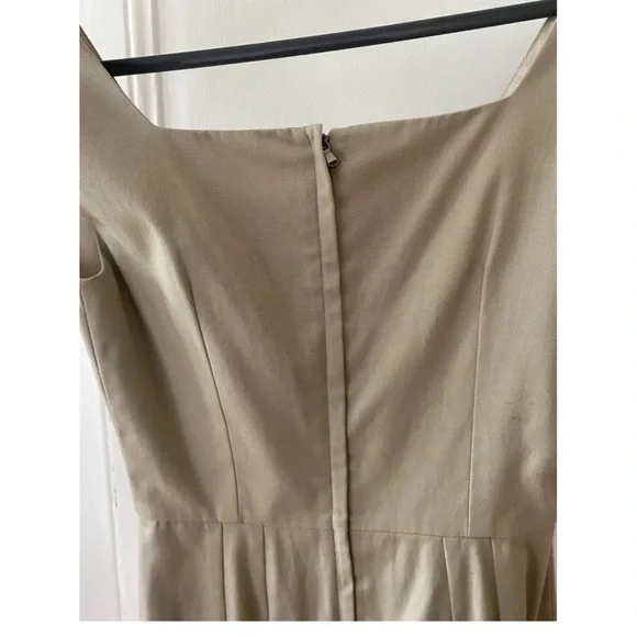 Dolce & Gabbana Midi Dress in Cream with Cap Sleeves - Picture 2 of 11